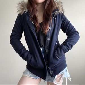 Abercrombie Fur Hood Jacket
